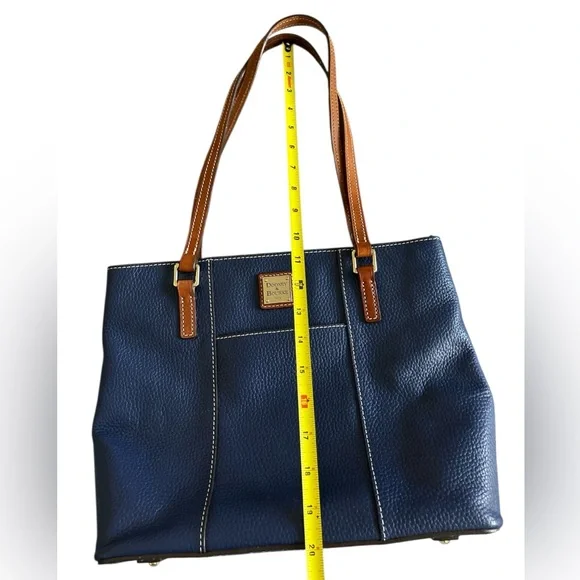 Dooney & Bourke Blue Pebbled Leather Tote - NWOT - Picture 5 of 10